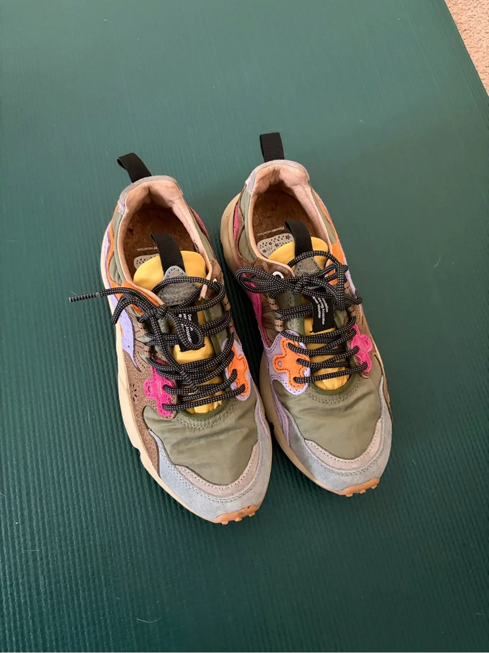 Flower Mountain Multi-Color Stylish Athletic Sneakers
